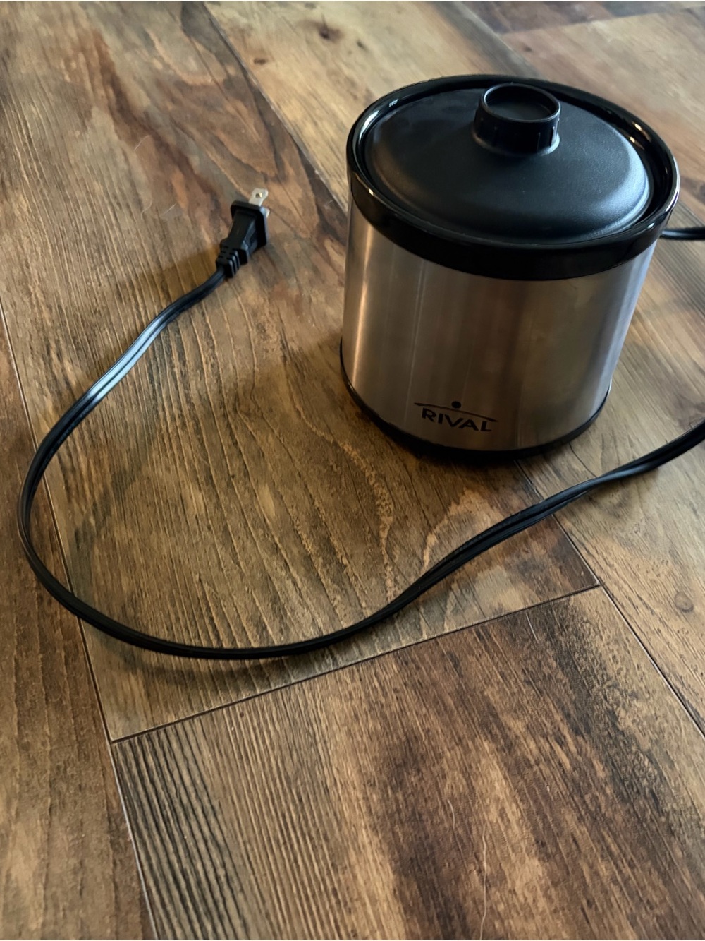 Rival Stainless Steel Electric Warmer in Black